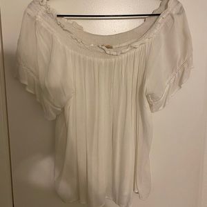 White off shoulder blouse